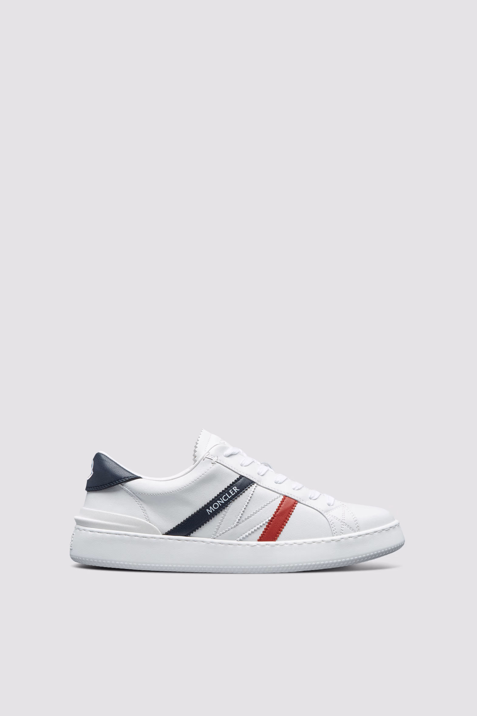 Sneakers Monaco M Femmes Bleu & Blanc & Rouge Moncler 0